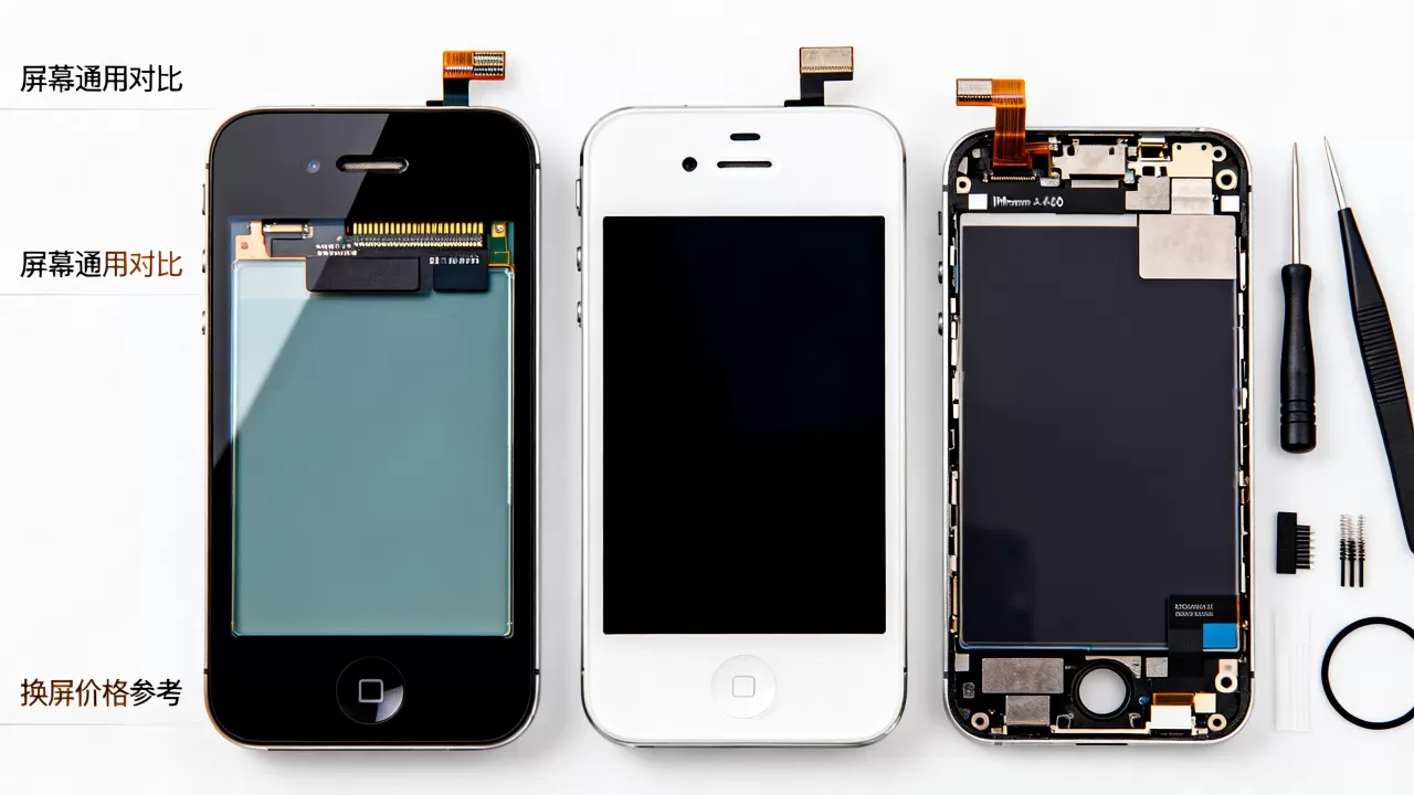 iphone4和4s屏幕通用吗？iPhone4s换屏多少钱