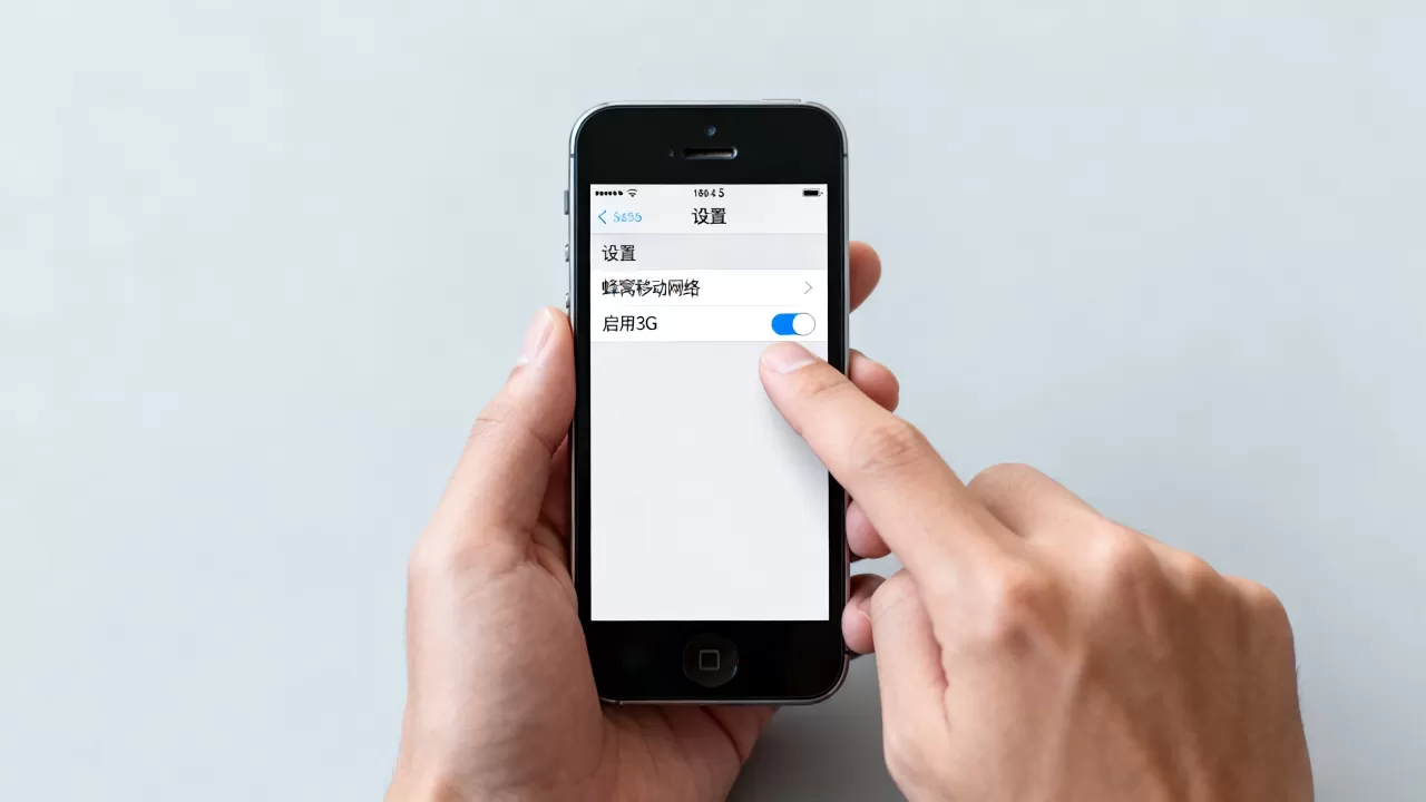 iphone5没有3g开关怎么办，iphone5怎么切换3g