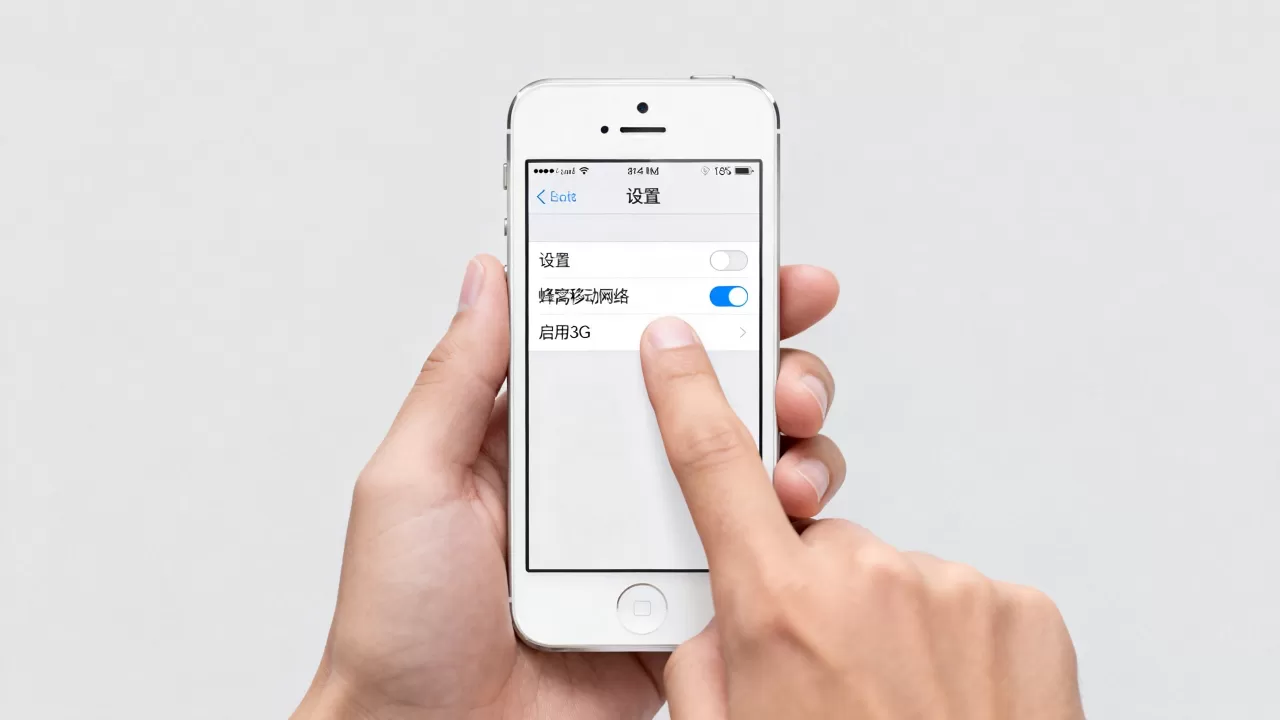 iphone5没有3g开关怎么办，iphone5怎么切换3g