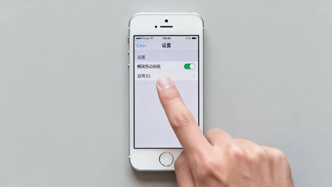 iphone5没有3g开关怎么办，iphone5怎么切换3g