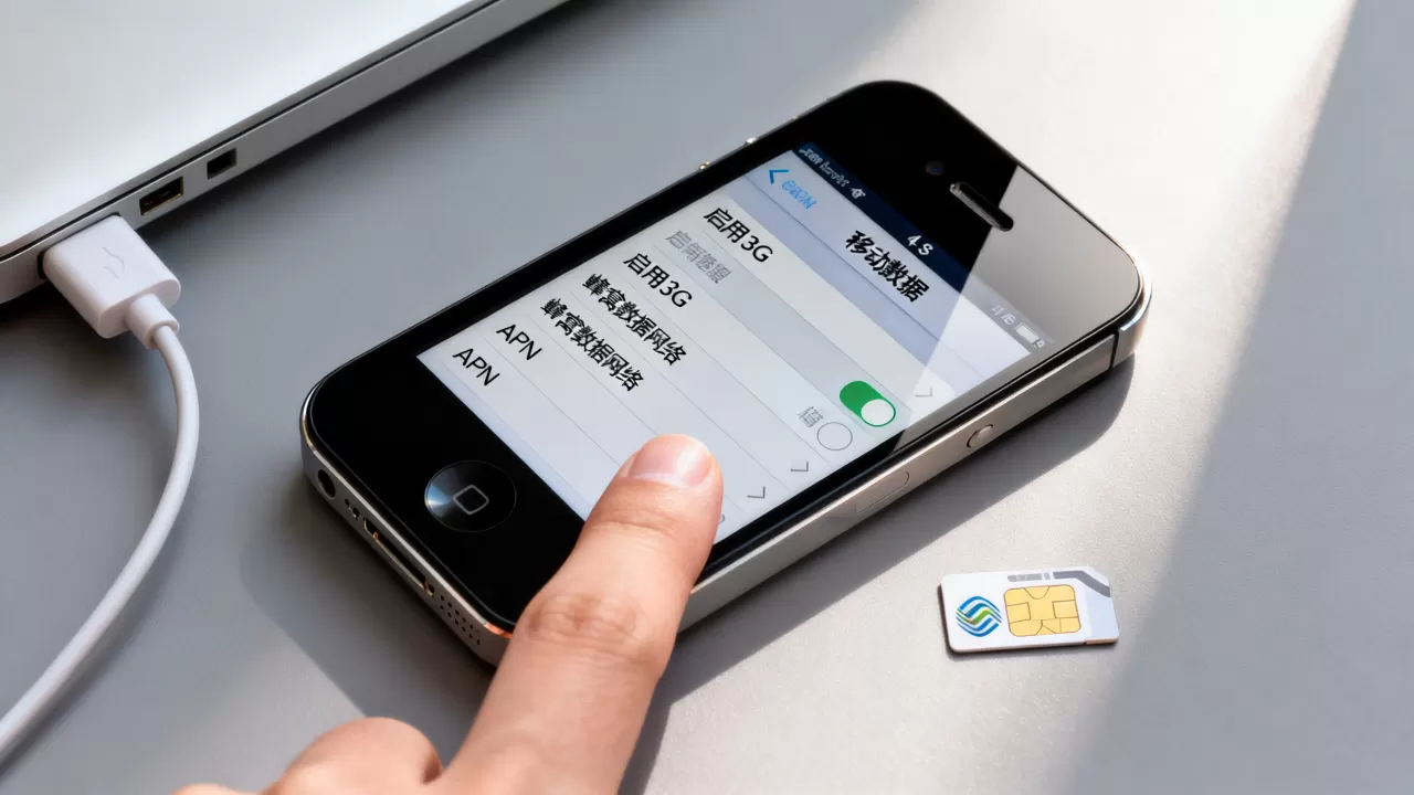 iphone4s移动上网设置 iphone4s移动上网设置