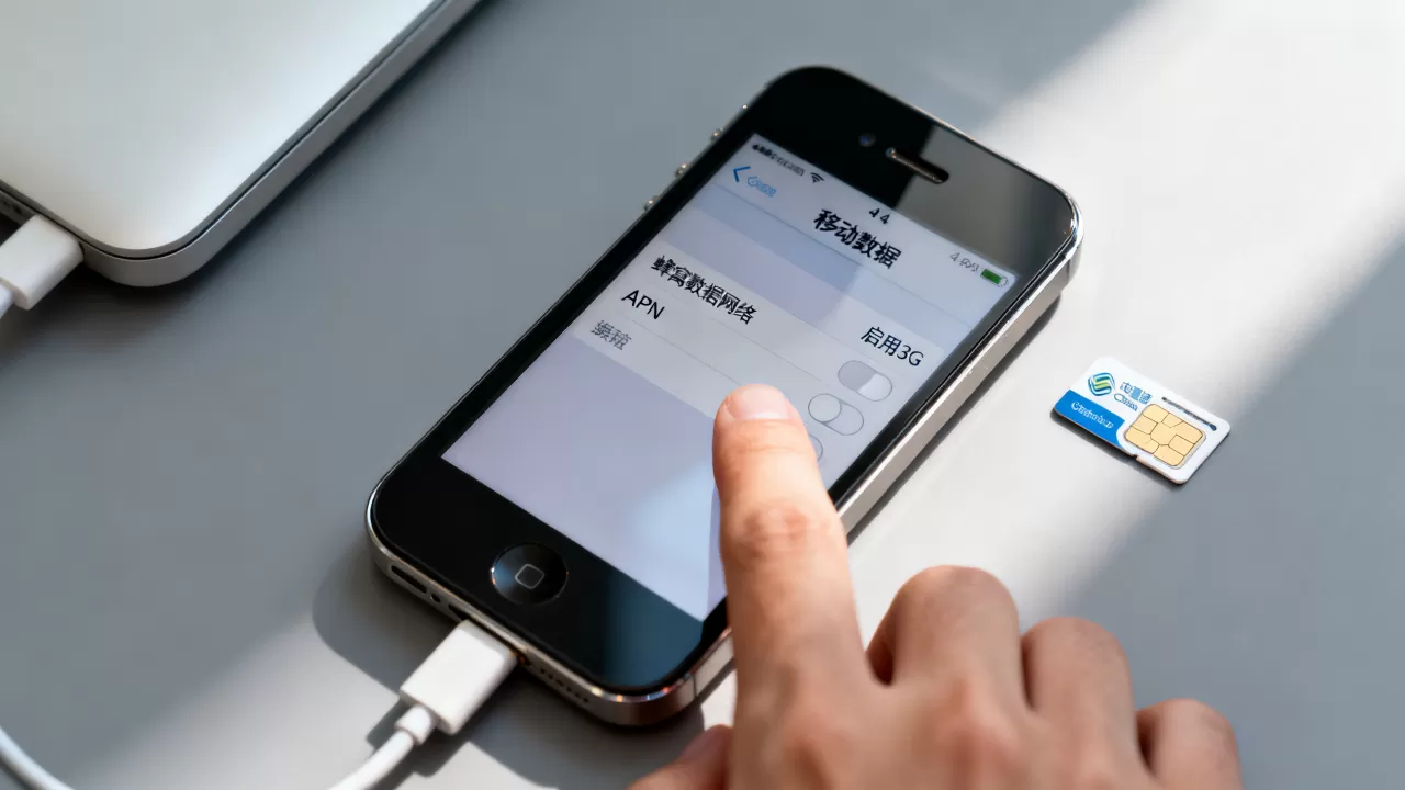iphone4s移动上网设置 iphone4s移动上网设置