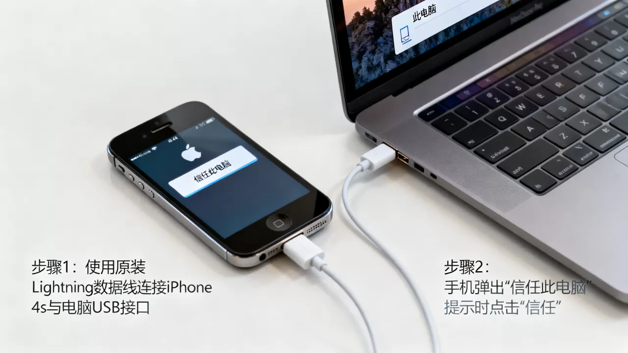 iphone4s如何与电脑连接,iphone4s连接电脑没反应 iphone4s如何与电脑连接,iphone4s连接电脑没反应