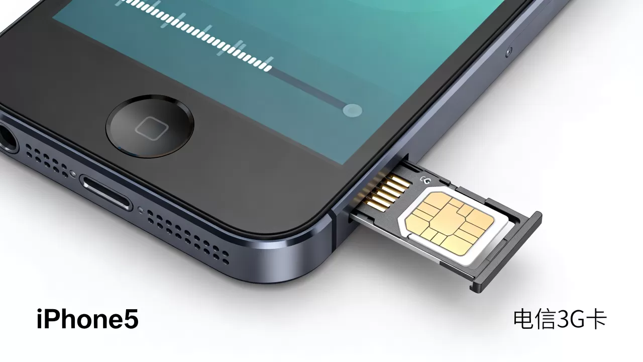 iphone5能用电信3g卡吗，iphone5电信3g卡