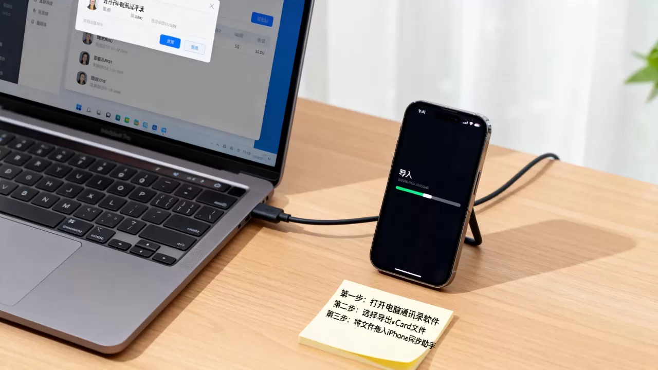 电脑通讯录怎么导入iPhone，电脑通讯录导入iPhone