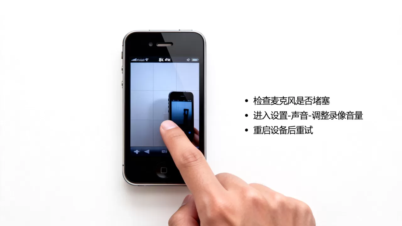 iphone4s录像没声音怎么办，iphone4s录像没声音
