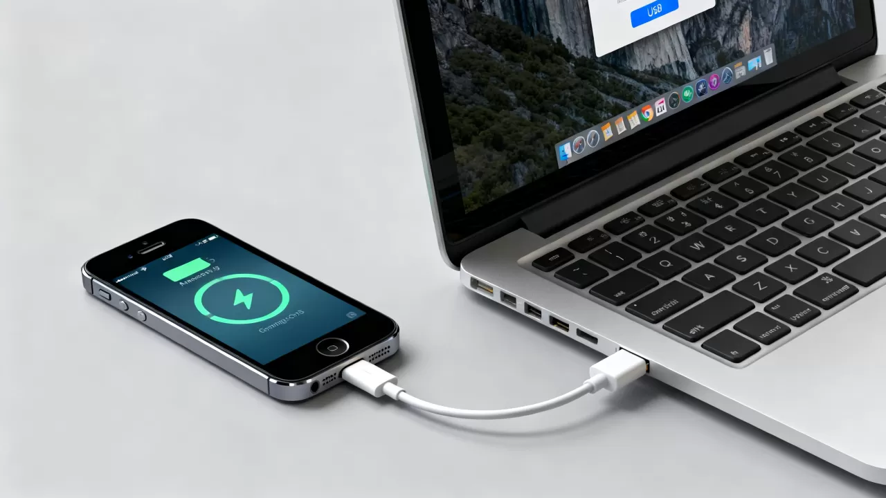 iphone5连接电脑充电 iphone5连接电脑充电
