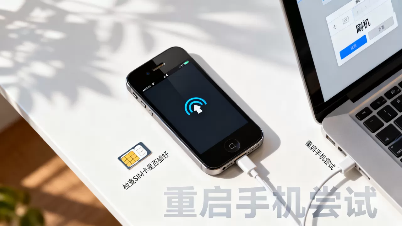 苹果4刷机后无信号怎么办，苹果4刷机没信号