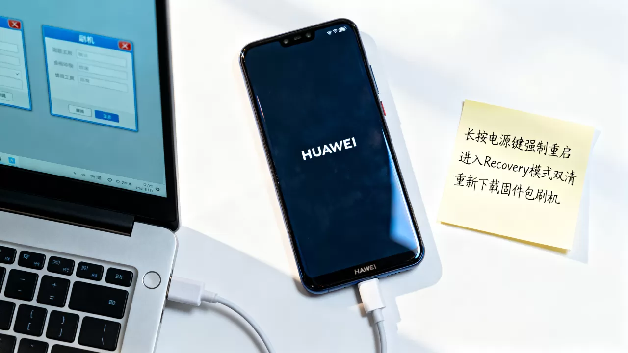 华为刷机卡在开机界面怎么办，华为手机刷机失败解决方法