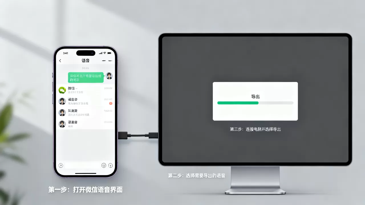 iphone如何把微信的语音导出，苹果手机微信语音怎么保存到电脑