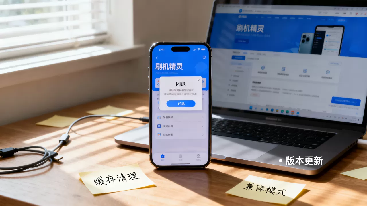 为什么刷机精灵闪退，刷机精灵闪退怎么办