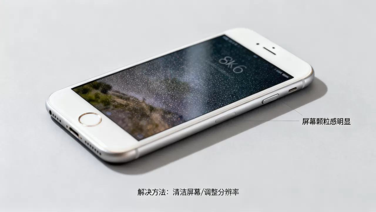 iphone6屏幕颗粒感明显,iphone6屏幕模糊有颗粒感怎么解决 iphone6屏幕颗粒感明显,iphone6屏幕模糊有颗粒感怎么解决