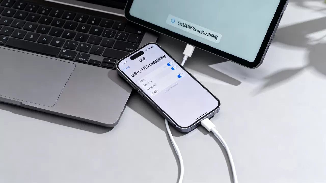iPhone怎么通过数据线连接电脑上网?苹果手机usb共享网络教程 iPhone怎么通过数据线连接电脑上网?苹果手机usb共享网络教程
