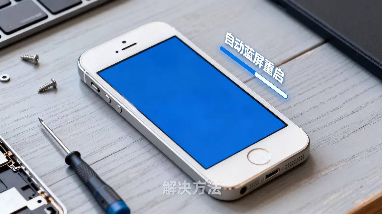 iphone5s自动蓝屏重启怎么办，iphone5s蓝屏重启