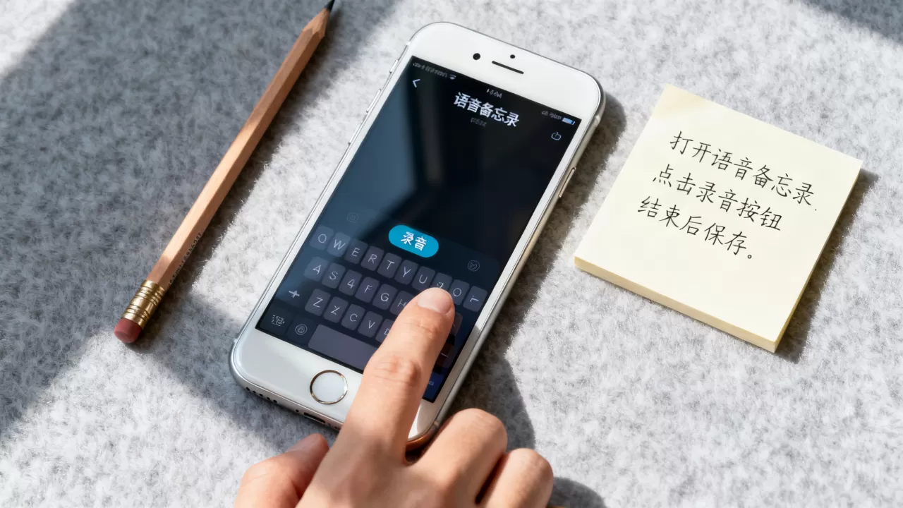 iphone语音备忘录怎么用，iphone语音备忘录怎么录音