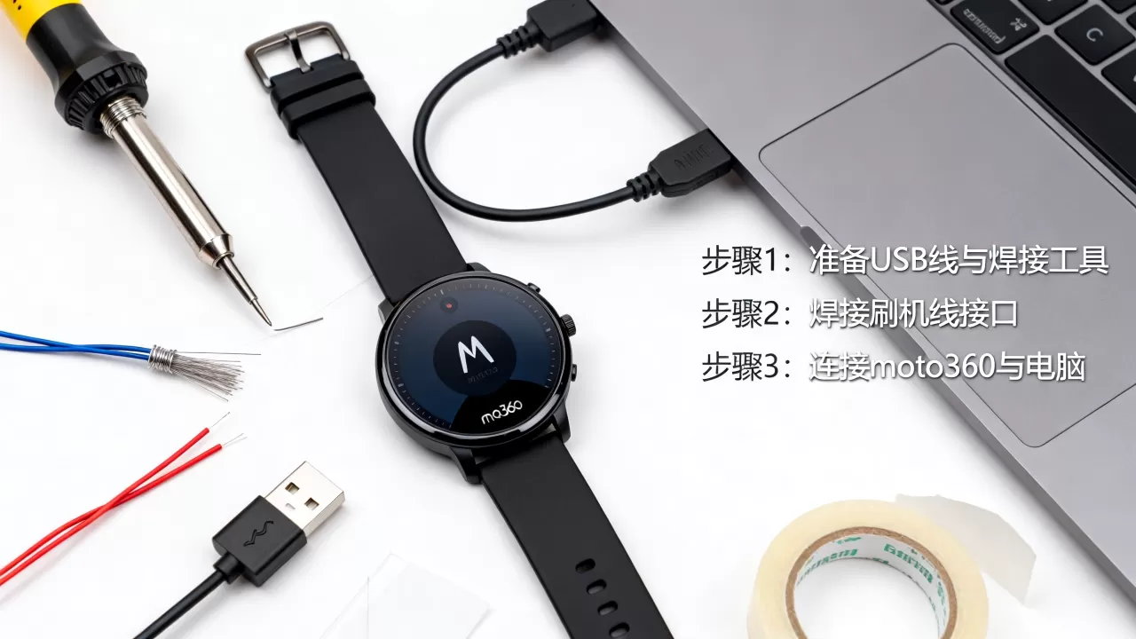 moto360自制刷机线教程，moto360怎么刷机