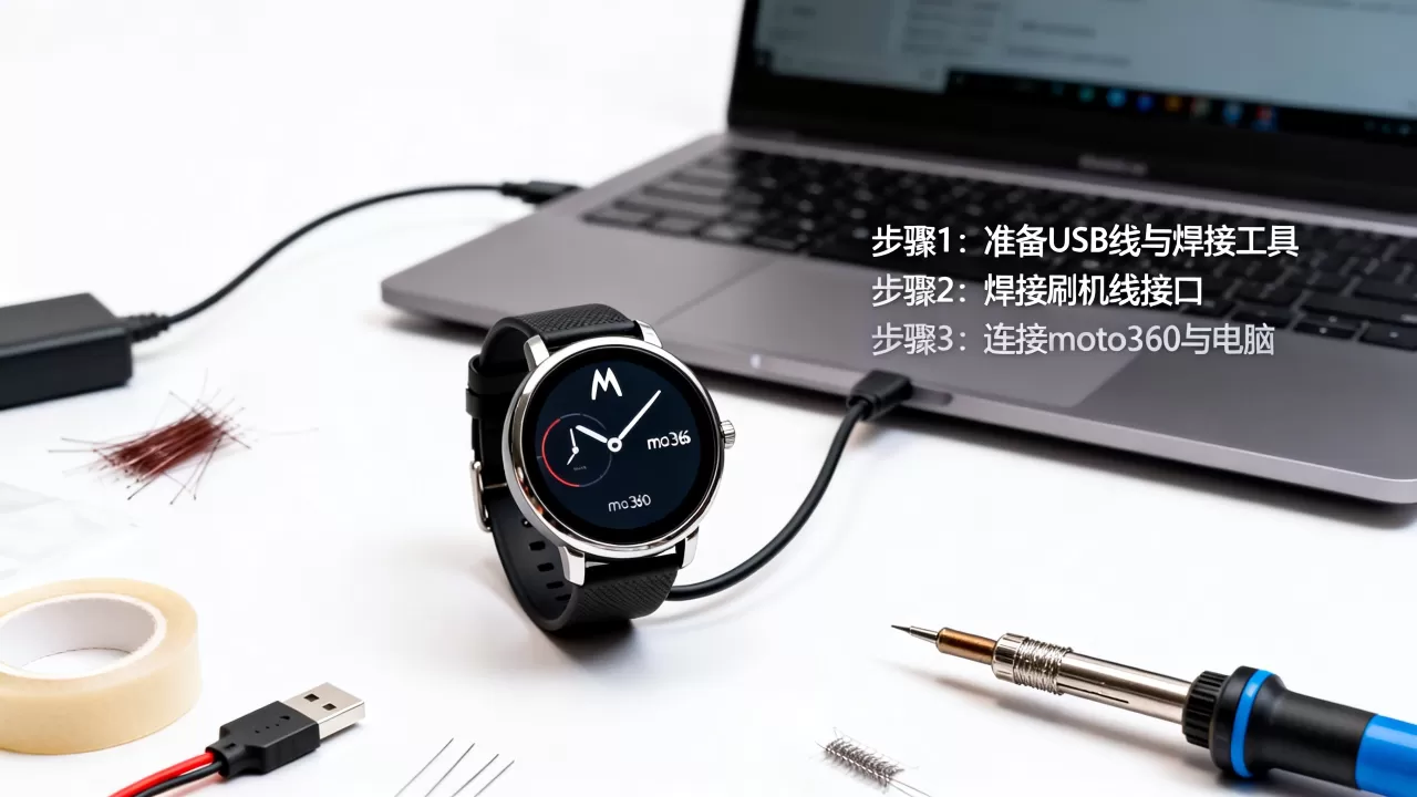 moto360自制刷机线教程，moto360怎么刷机