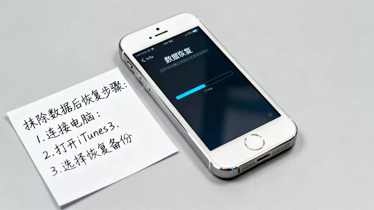 iphone5s抹除数据后怎么恢复，iphone5s抹除数据