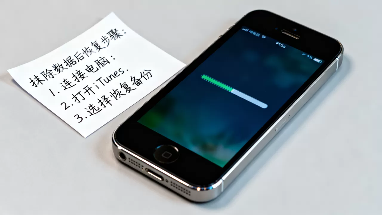 iphone5s抹除数据后怎么恢复，iphone5s抹除数据