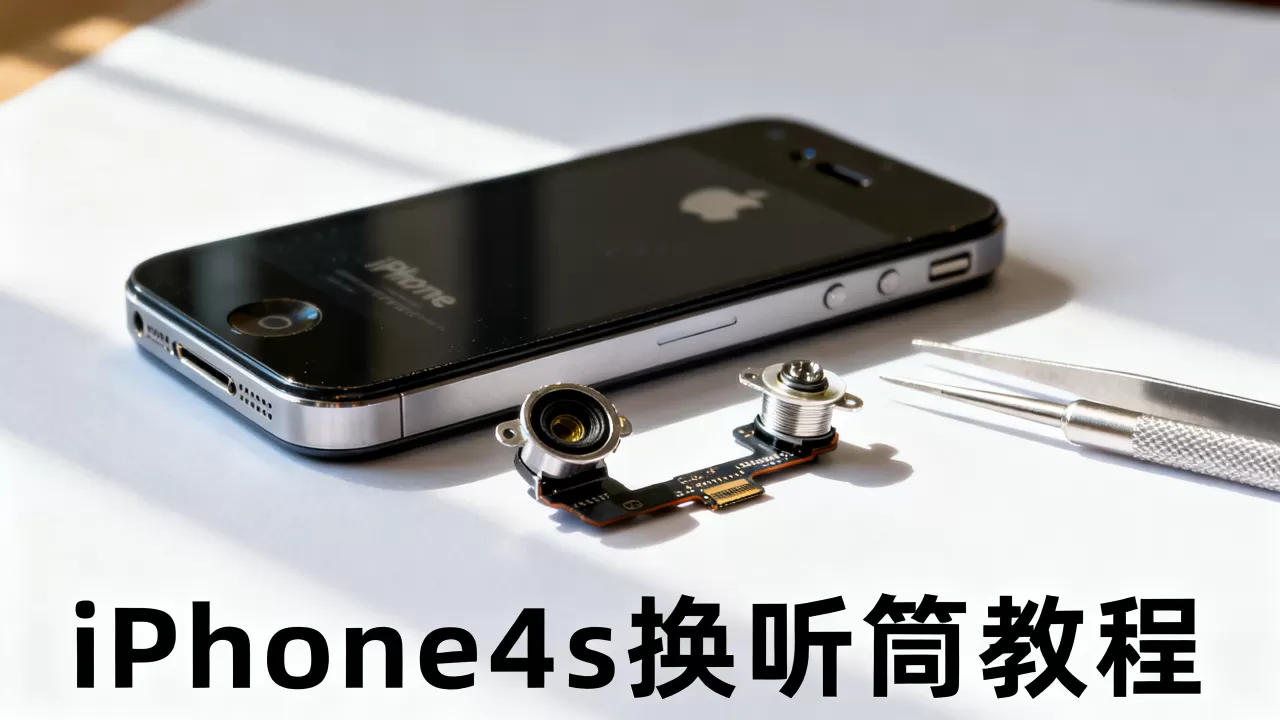 iphone4s换听筒教程，iphone4s换听筒教程