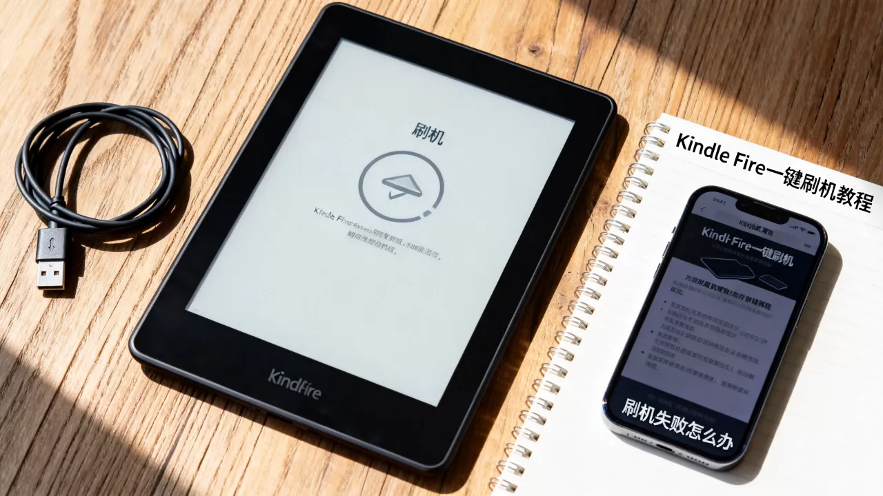Kindle Fire一键刷机教程，Kindle Fire刷机失败怎么办