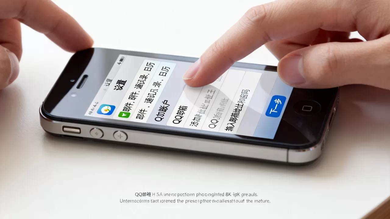 iphone4s怎么设置qq邮箱，iphone4s设置qq邮箱教程