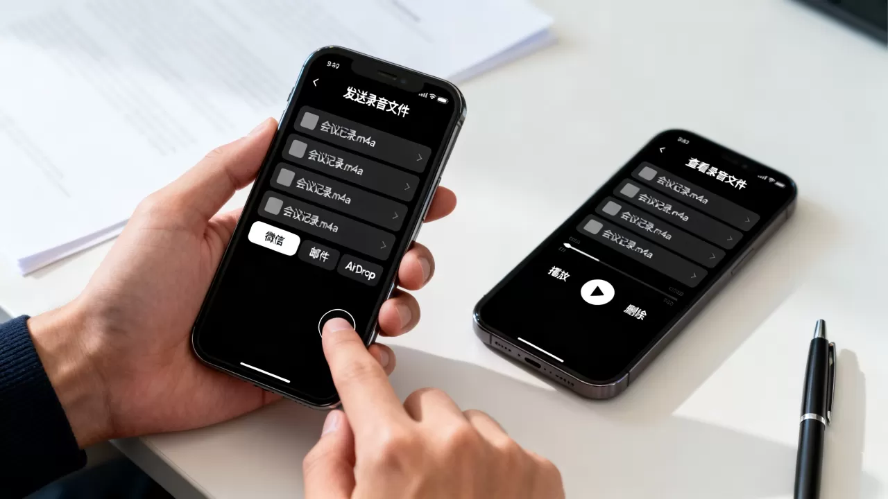 iphone怎么发录音文件怎么打开,iPhone录音文件发送与查看方法 iphone怎么发录音文件怎么打开,iPhone录音文件发送与查看方法