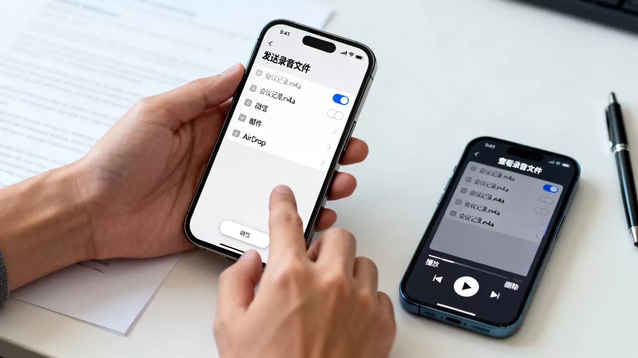 iphone怎么发录音文件怎么打开,iPhone录音文件发送与查看方法 iphone怎么发录音文件怎么打开,iPhone录音文件发送与查看方法