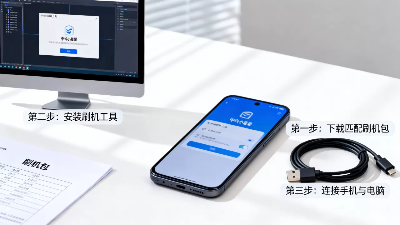 中兴小星星刷机包怎么刷，中兴小星星刷机包