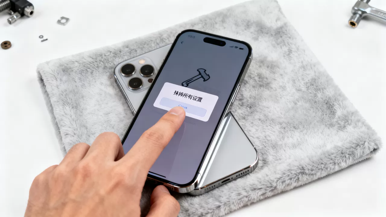 越狱后的iphone抹掉所有设置，iphone越狱后恢复出厂设置
