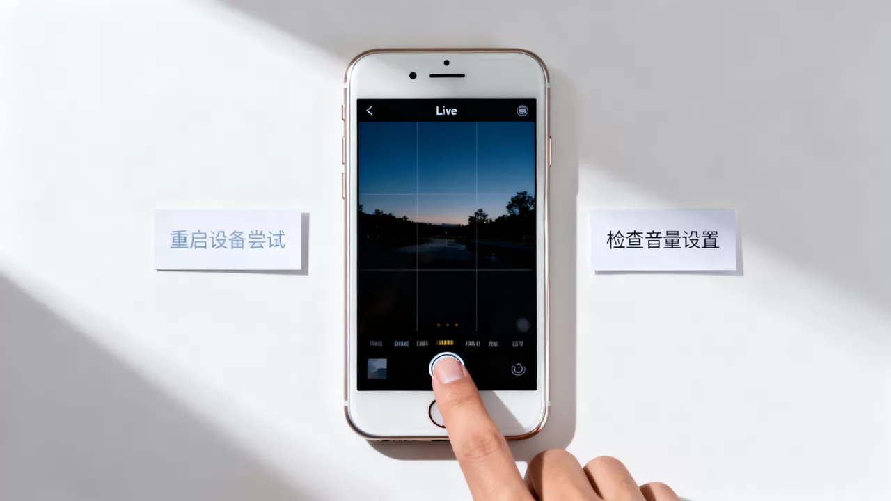 iphone7live没声音怎么办，iphone7live没声音