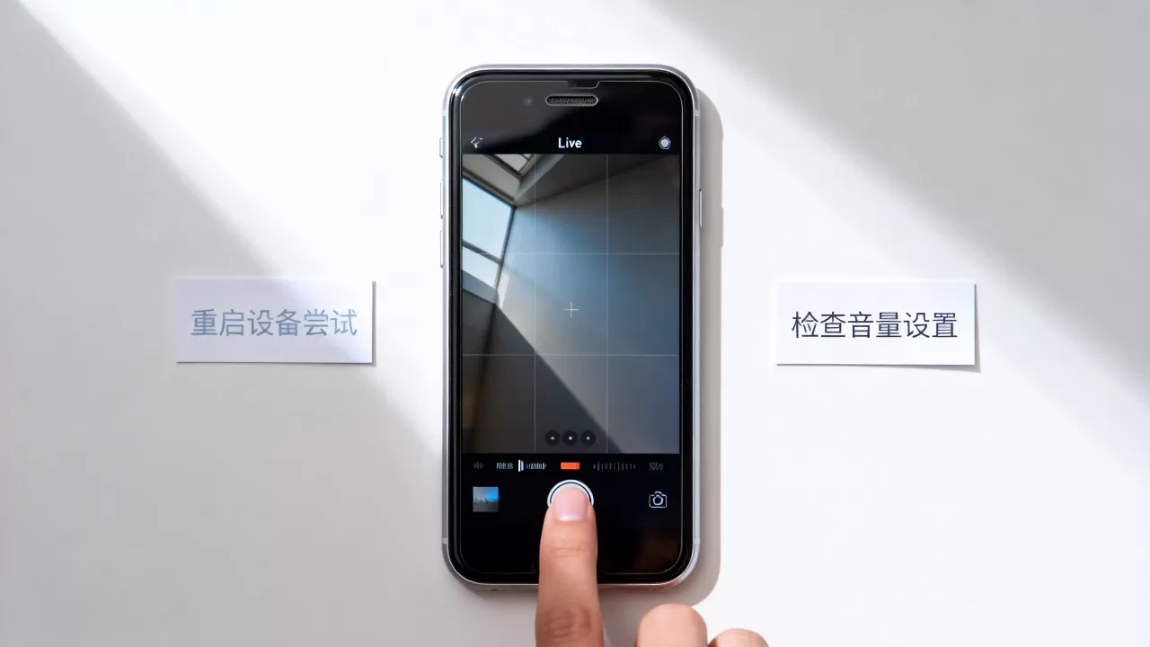 iphone7live没声音怎么办，iphone7live没声音