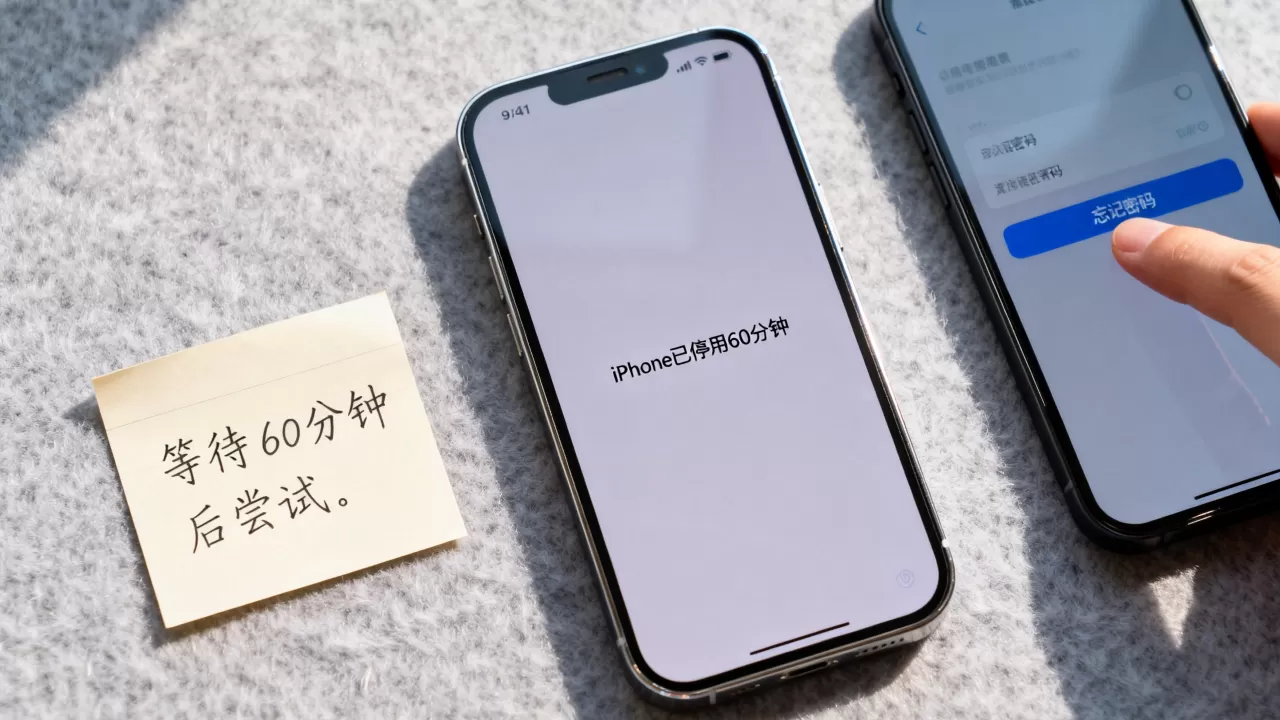 iphone已停用60分钟,iphone已停用60分钟怎么办 iphone已停用60分钟,iphone已停用60分钟怎么办