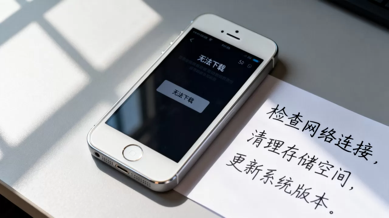 iphone5s下载不了软件怎么办，iphone5s下载不了软件