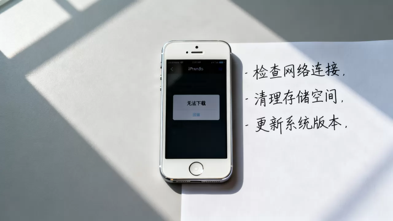 iphone5s下载不了软件怎么办，iphone5s下载不了软件