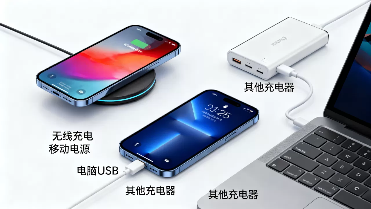 iphone没有充电器怎么充电 iphone没有充电器怎么充电