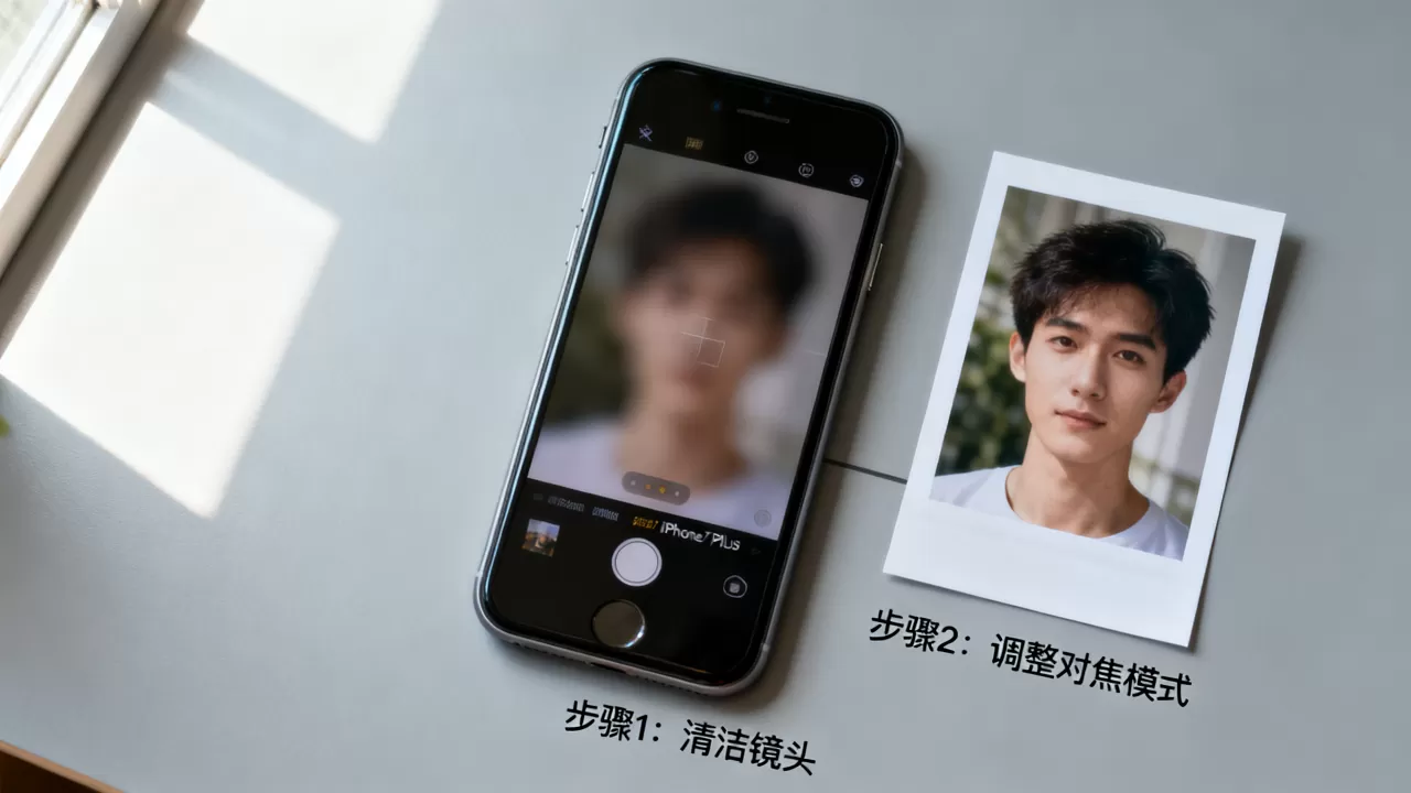 iphone7plus拍照很模糊怎么办，iphone7plus拍照模糊