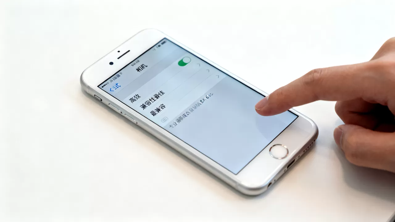 iphone6s怎么设置照片大小，iphone6s照片格式怎么改