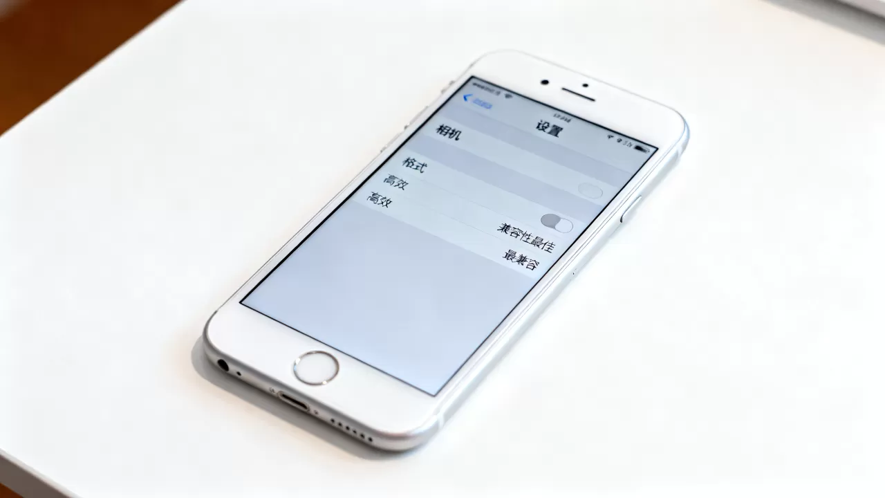 iphone6s怎么设置照片大小，iphone6s照片格式怎么改