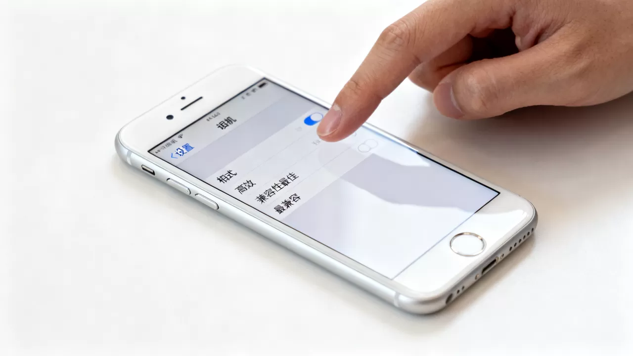 iphone6s怎么设置照片大小，iphone6s照片格式怎么改