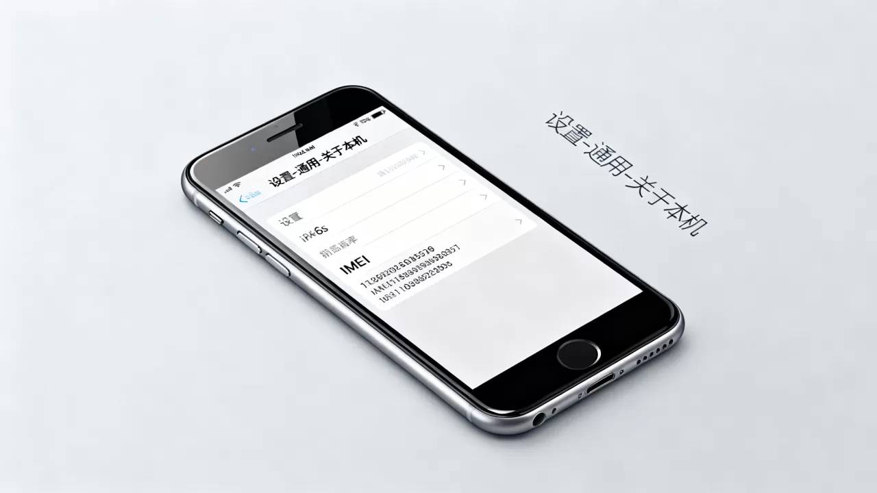 iphone6s的imei码在哪里查，iphone6simei码