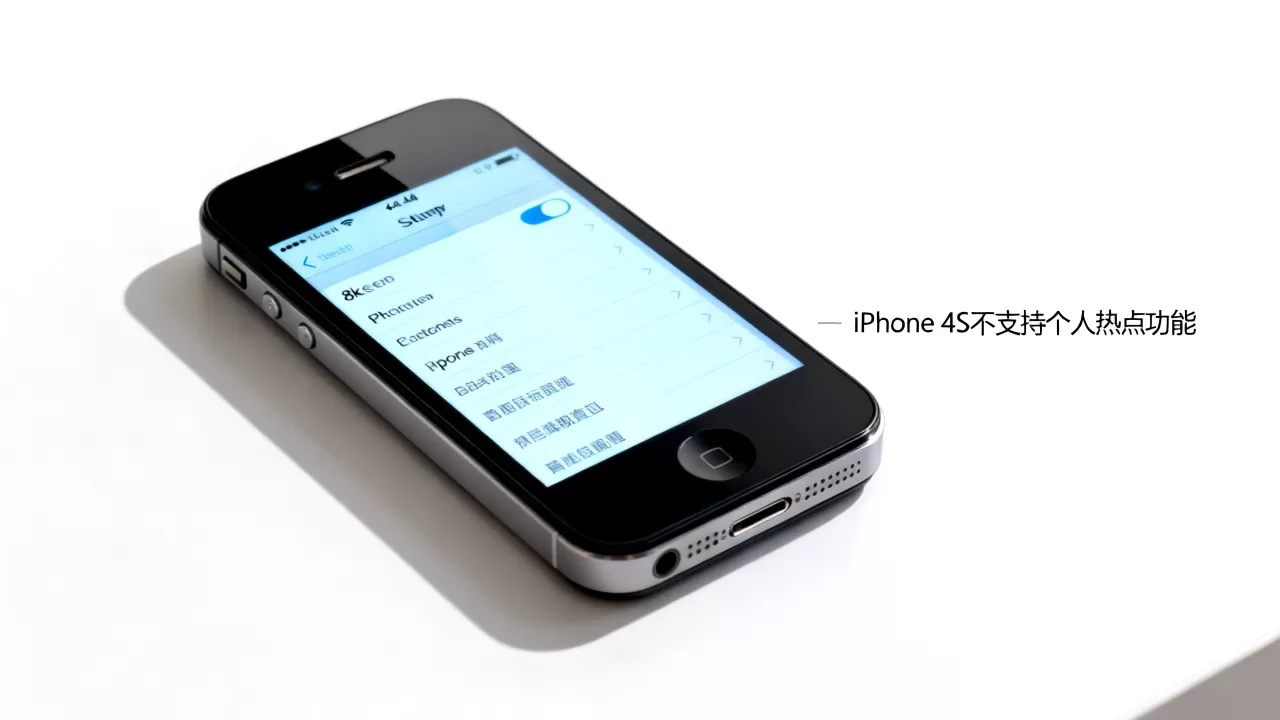 iphone4s没有个人热点，iphone4s为什么没有个人热点