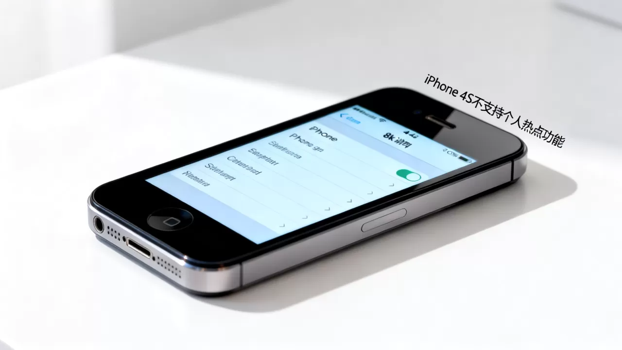 iphone4s没有个人热点，iphone4s为什么没有个人热点