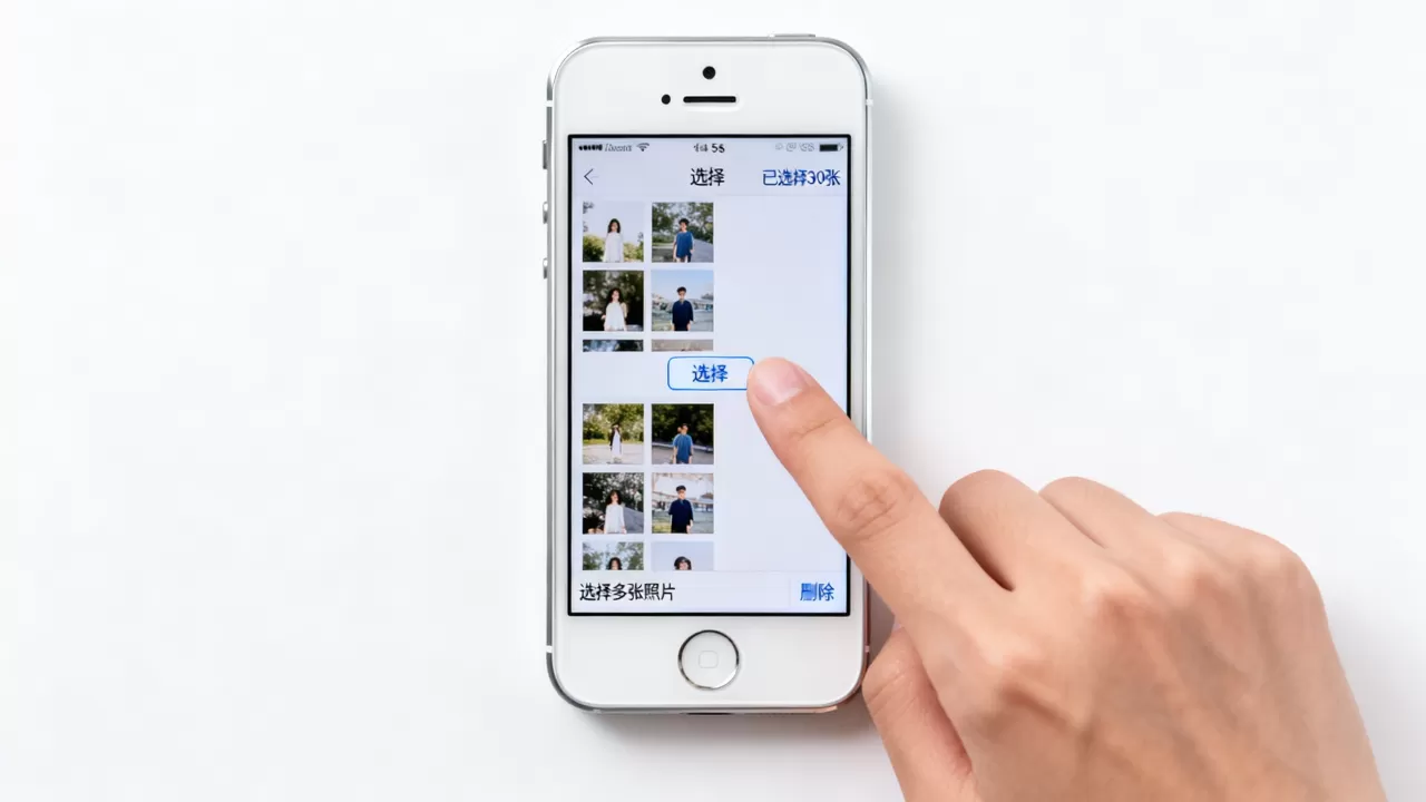 iphone5s批量删除照片，iphone5s怎么批量删除照片