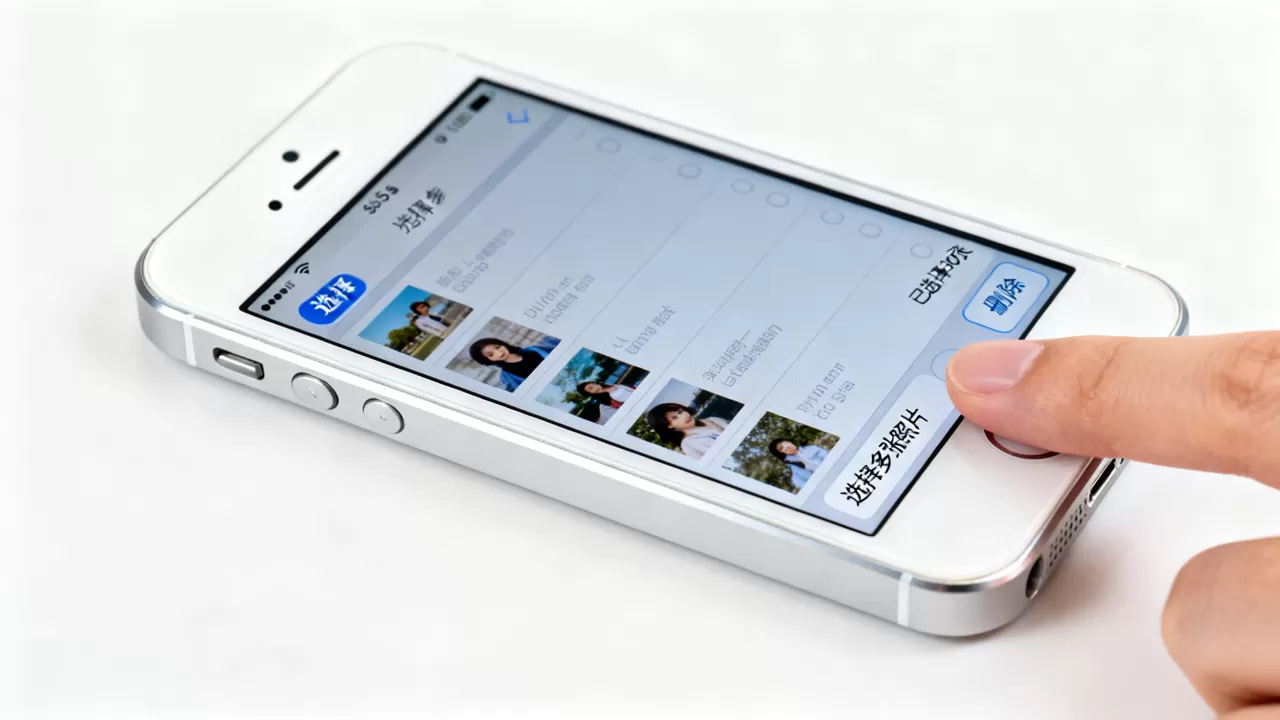 iphone5s批量删除照片，iphone5s怎么批量删除照片