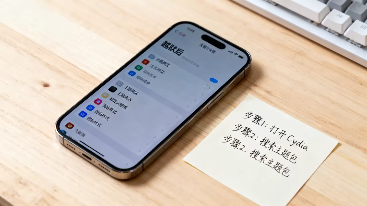 iphone越狱后怎么改主题，ios越狱换主题教程