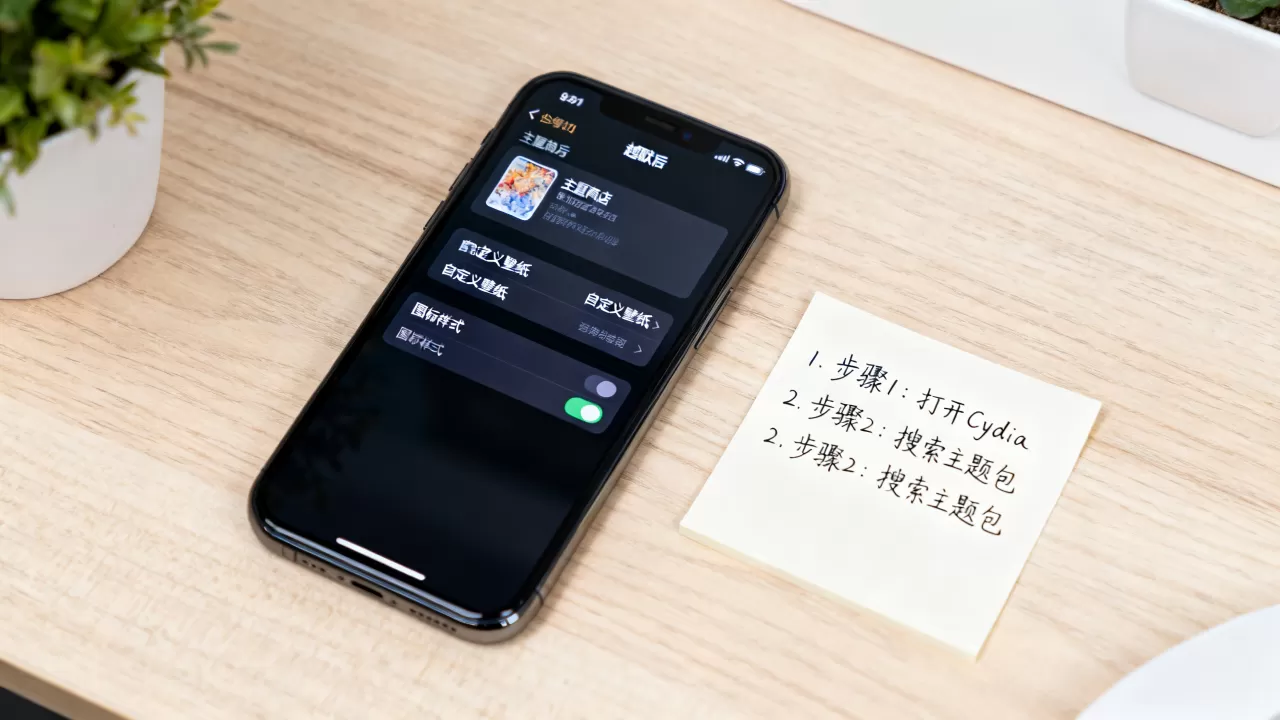 iphone越狱后怎么改主题，ios越狱换主题教程