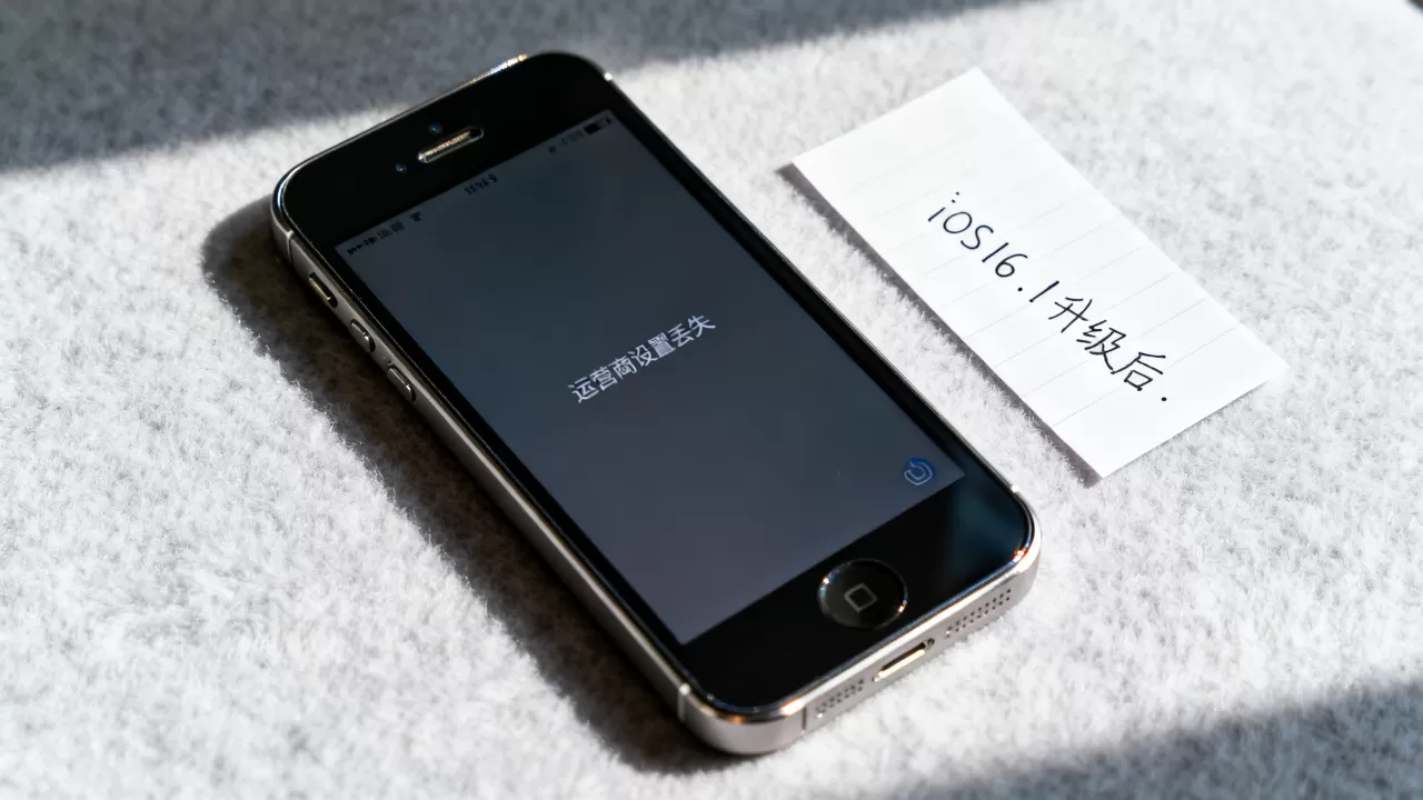 iphone5运营商16.1,iphone5升级ios16.1后运营商设置丢失怎么办 iphone5运营商16.1,iphone5升级ios16.1后运营商设置丢失怎么办