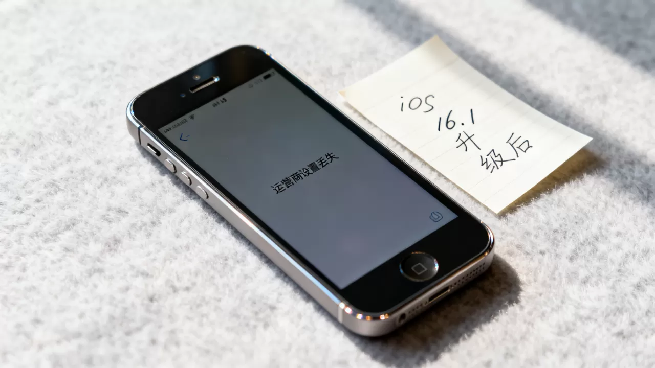 iphone5运营商16.1,iphone5升级ios16.1后运营商设置丢失怎么办 iphone5运营商16.1,iphone5升级ios16.1后运营商设置丢失怎么办