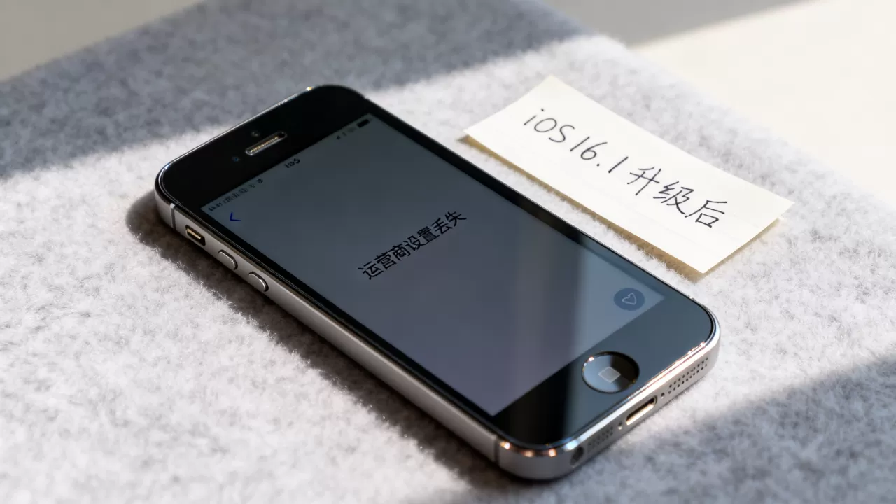 iphone5运营商16.1,iphone5升级ios16.1后运营商设置丢失怎么办 iphone5运营商16.1,iphone5升级ios16.1后运营商设置丢失怎么办